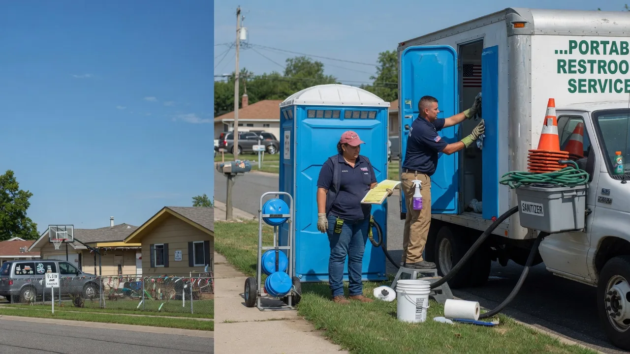 Portable Toilet Rental in De Soto, KS near me